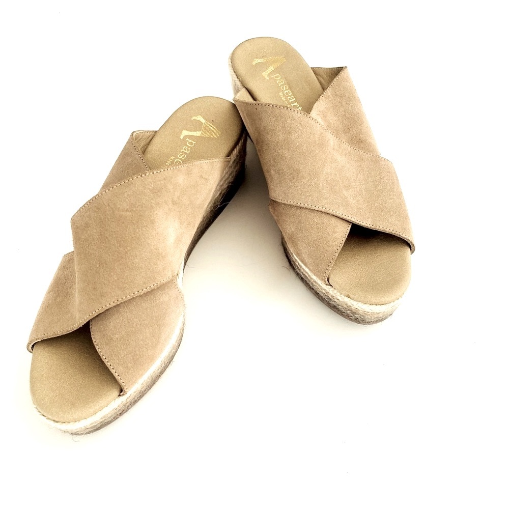 Tan Suede Wedges from Spain - Only Owner